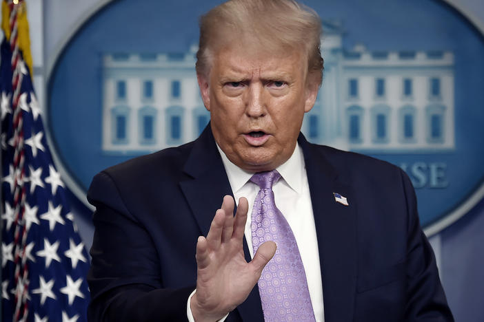 Facebook said the president's claims violated its coronavirus misinformation policy, in a rare departure from the social network's largely hands-off approach to politicians.