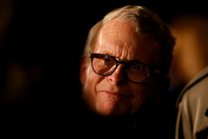 Ohio Gov. Mike DeWine was tested as part of a protocol to meet with President Trump. His first test result was positive but the second was negative.