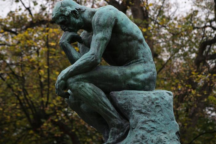 The Rodin Museum in Paris is selling sculptures to pay the bills — and that's exactly as the artist intended. When he died in 1917, Auguste Rodin left the museum plaster casts for just this purpose. Above,<em> The Thinker</em> (Le Penseur) is pictured ahead of the Musée Rodin's reopening in November 2015.