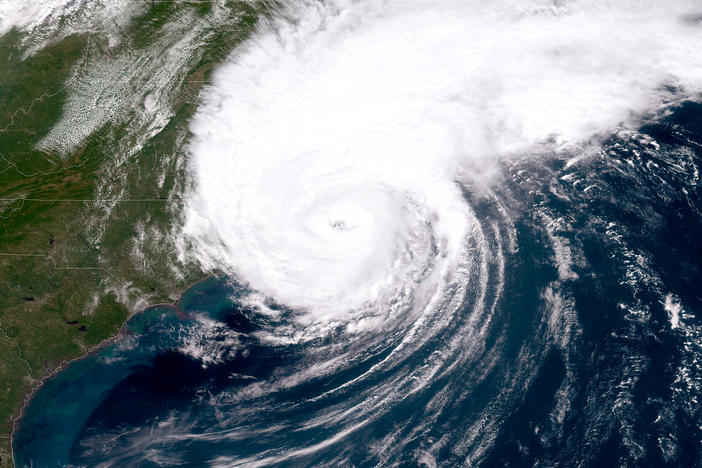There is an 85% chance of 2020 being an "above-normal" hurricane season, the National Oceanic and Atmospheric Administration said on Thursday. Here, a NOAA GOES-East satellite image shows last year's Hurricane Dorian, which made landfall on North Carolina's Outer Banks on Sept. 6. Hurricane Isaias made landfall in North Carolina earlier this week.