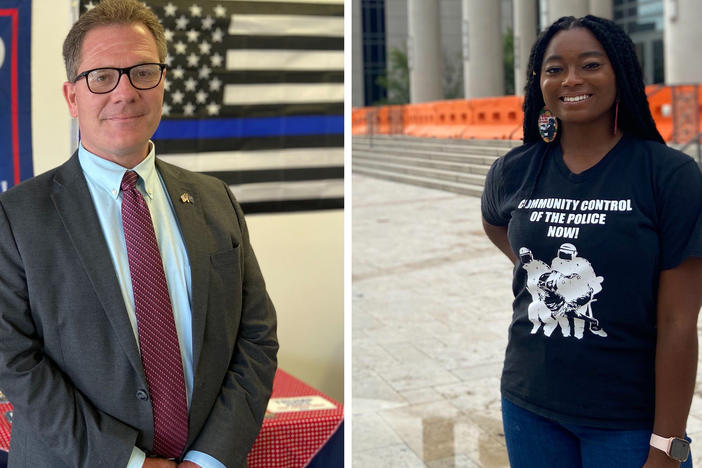 Dean Black is the GOP Duval county chair, which includes Jacksonville, Fla. American History teacher Monique Sampson recently decided to vote for Joe Biden. Duval county hasn't voted for a Democratic president since Jimmy Carter in 1976. But in recent presidential elections, it's begun tilting more toward the Democratic party.