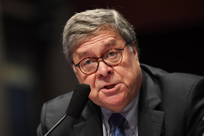 Attorney General William Barr appears before the House Judiciary Committee on July 28.