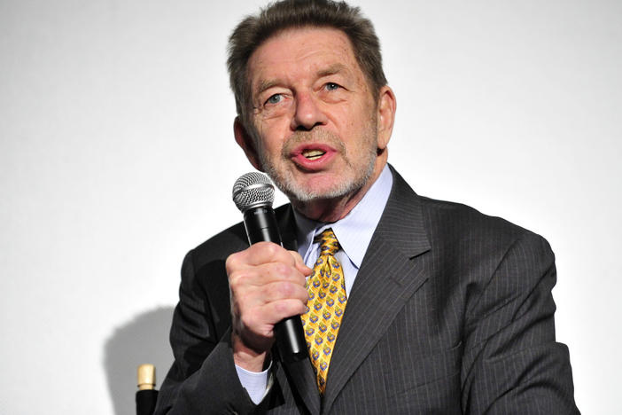 Author Pete Hamill attends the Tribeca & ESPN Present the premiere Of "Muhammad And Larry" at Clearview Chelsea Cinemas on October 19, 2009 in New York City.