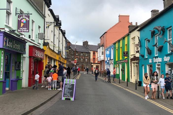 A street in Dingle, Ireland.
