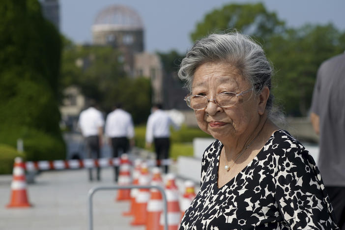 Koko Kondo at Hiroshima Peace Memorial Museum in Hiroshima, Japan, on August 5, 2020. Kondo was determined to get revenge on the person who dropped the atomic bomb on her city. Then, she met him.