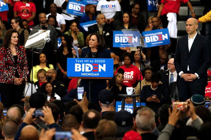 Harris endorsed Joe Biden in March.