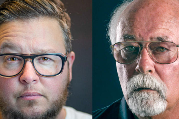 T. Chick McClure and their father, Chas McClure, in Los Angeles. In a StoryCorps conversation, they remembered a road trip they took to reconnect after being estranged for nearly 30 years.