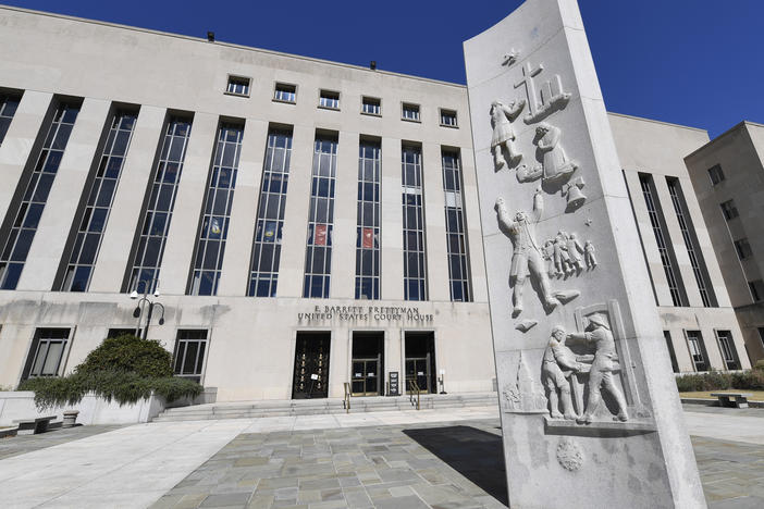 The E. Barrett Prettyman U.S. Courthouse is home to the secret court that oversees surveillance on Americans. An ex-FBI lawyer has been charged in connection with filings to the court.
