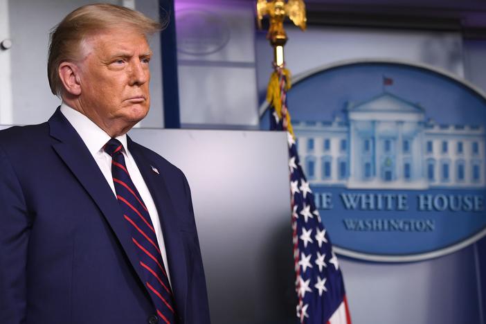 President Trump will give his Republican renomination acceptance speech outside the White House on Thursday night.