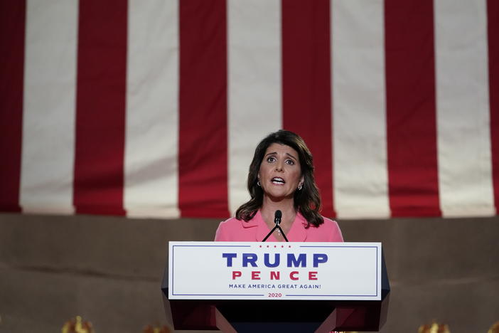 Nikki Haley, the former U.S. ambassador to the United Nations, said the Democratic ticket's vision for the United States was one of socialism.