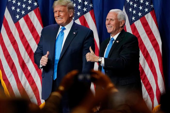 Vice President Mike Pence is seen as a loyal wing man to President Trump at the White House and on the campaign trail. He speaks to the Republican National Convention on Wednesday from Fort McHenry.