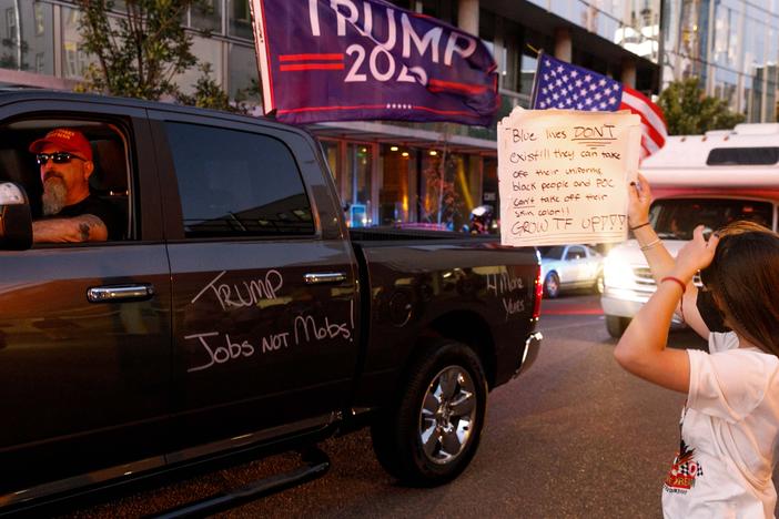 President Trump has threatened to intervene in what he calls a "mess" in Portland, Ore., after clashes between Trump supporters and Black Lives Matter demonstrators left one man dead over the weekend.