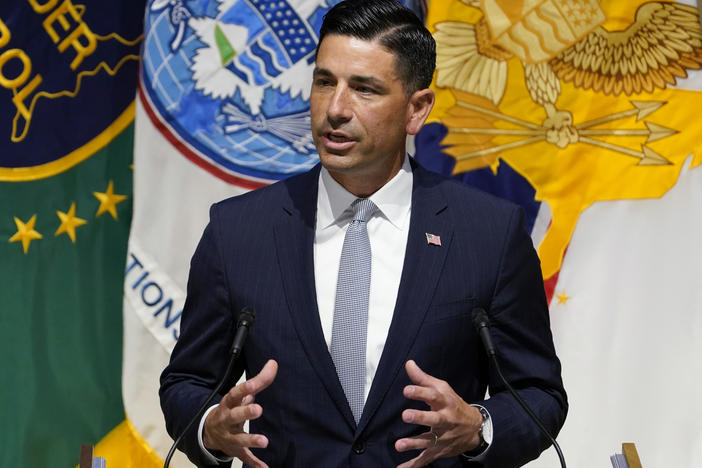 The whistleblower says Chad Wolf, the acting secretary of the Department of Homeland Security, twice told him to withhold reporting on Russian threats to the election.