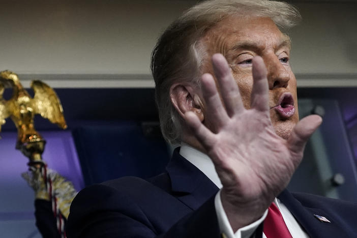 President Trump on Thursday denies that his comments downplaying the severity of the coronavirus to the American public were a "lie."