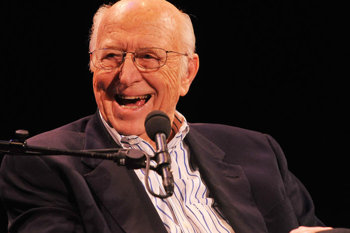 Bill Gates Sr. attends "Bill Gates: A Conversation with My Father" in New York City in June 2010.