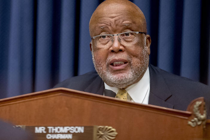 Chairman Rep. Bennie Thompson, D-Miss., at a hearing on July 22. He was not pleased with the Department of Homeland Security on Thursday.