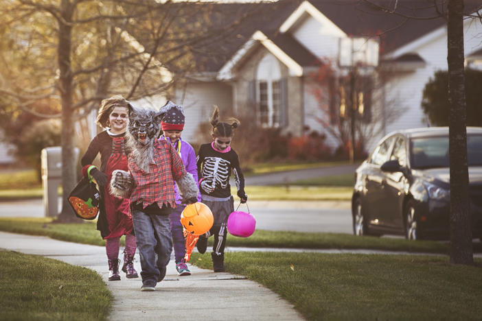 Halloween is one more thing being upended by the pandemic. Federal guidelines advise against traditional trick or treating, but parents across the country are trying to make the holiday special for their children anyway.