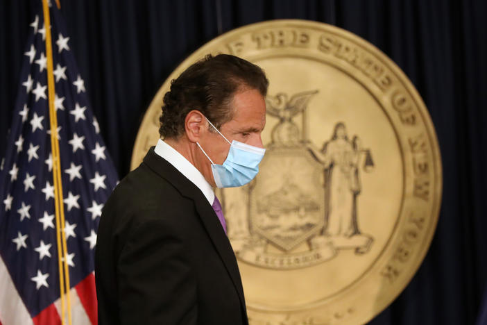New York Gov. Andrew Cuomo, pictured at a news conference earlier this month, said Thursday that "we're going to put together our own review committee headed by the Department of Health."