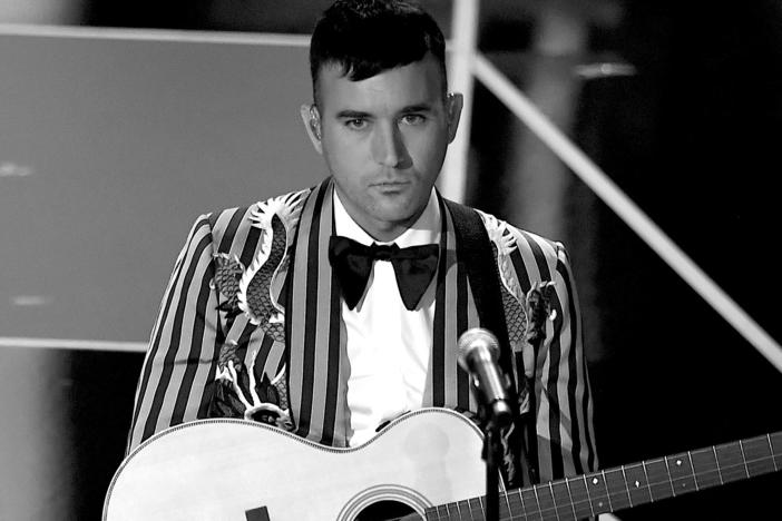 Sufjan Stevens, onstage during the Academy Awards on March 4, 2018 in Los Angeles.