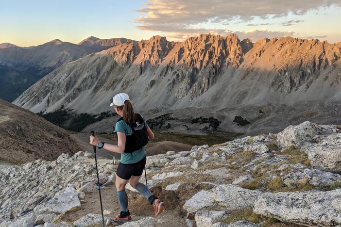 Meghan Hicks sets the Fastest Known Record for Colorado's Nolan's 14 route.