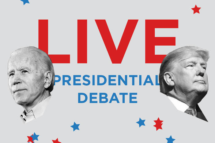 President Trump and Democratic nominee Joe Biden are debating Tuesday night in Cleveland for the first time.
