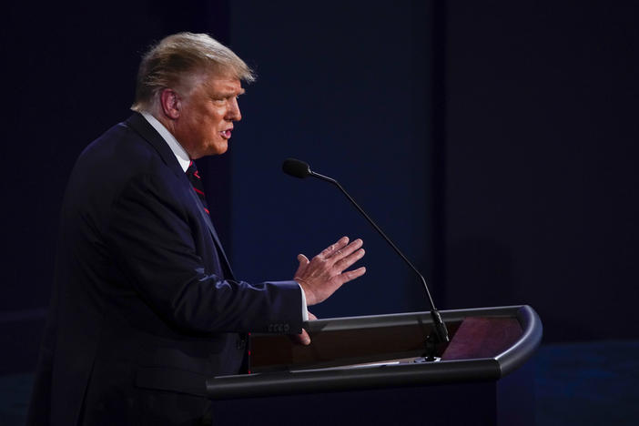 During the presidential debate on Tuesday night, President Trump claimed the "Portland sheriff" supports him.