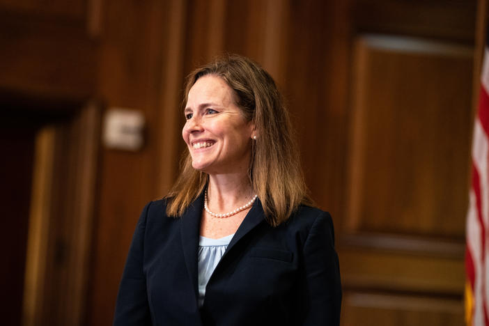 Judge Amy Coney Barrett, President Trump's nominee for the Supreme Court, is meeting with senators this week ahead of her confirmation hearing, which is set to start on Oct. 12.