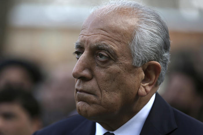 "This is a moment for the Afghan leaders not to repeat the mistakes of the past, to build a consensus-based system where all key players can participate, and perhaps peace in Afghanistan can change the dynamics even regionally," says U.S. Special Representative for Afghanistan Reconciliation Zalmay Khalilzad, shown here in March.