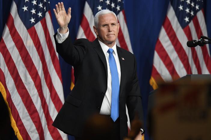 Pence is next in line to succeed to the presidency should President Trump's health decline.