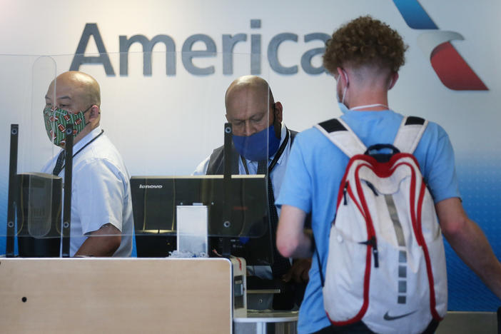 The drop in air travel has left tens of thousands of airline workers wondering what they'll do next. For some it's a career change; for others it's finding a temporary job until the industry recovers.
