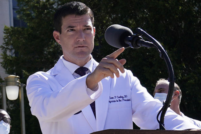 Since stepping into the role in 2018, White House physician Sean Conley has played a key part in the president's medical care. He's believed to be the first doctor of osteopathic medicine to have served in that position.