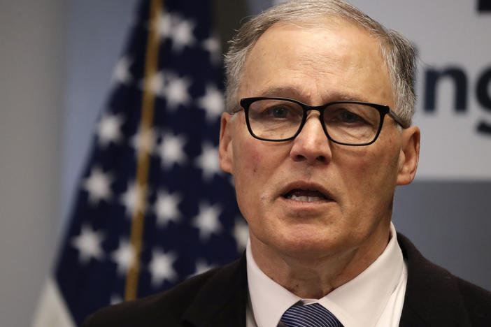 Washington state Gov. Jay Inslee, pictured in March, made climate change at the center of his presidential campaign earlier this year.