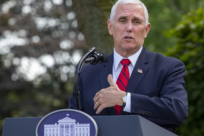Vice President Pence, seen during a press conference at the White House on Sept. 28, will begin a campaign tour through key swing states following the vice presidential debate on Wednesday.