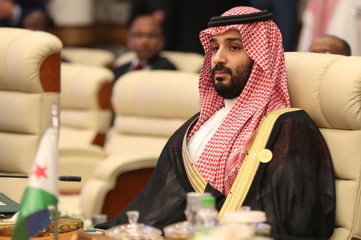 Saudi Crown Prince Mohammed bin Salman attends an Arab summit at al-Safa Royal Palace in Mecca on May 31, 2019.