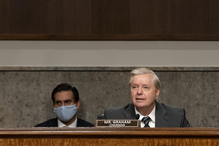 Sen. Lindsey Graham, R-S.C., will preside over confirmation hearings for Judge Amy Coney Barrett — President Trump's third nominee to the Supreme Court.