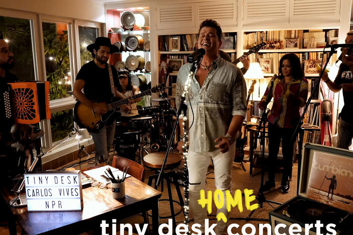 Carlos Vives plays a Tiny Desk (home) concert.