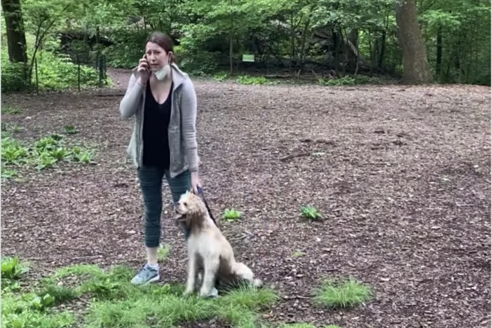 Video of Amy Cooper calling the police on a Black man went viral on social media this summer. The man says he asked Cooper to put her dog on a leash in New York's Central Park.