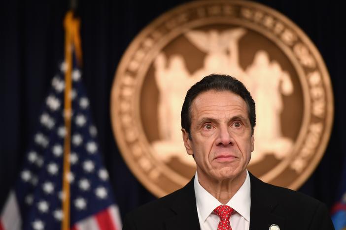 New York Gov. Andrew Cuomo speaks on March 2 during a press conference to discuss the first positive case of coronavirus in New York state.