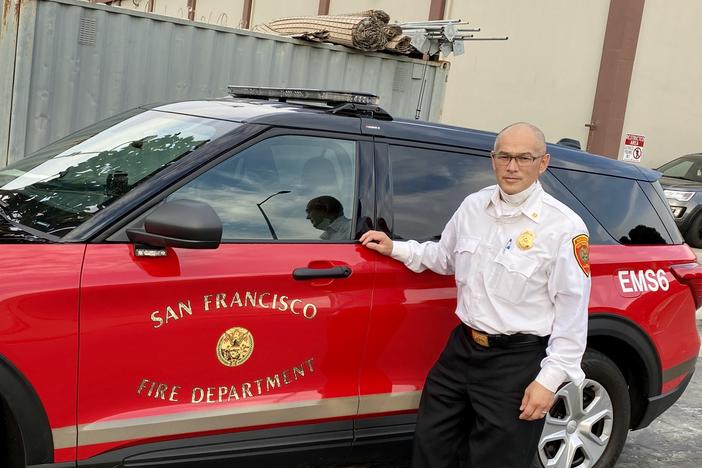 Police are "responding to nonviolent, noncriminal calls for service for people whose needs are largely social, behavioral or mental. And that's just not right," says San Francisco Fire Capt. Simon Pang, who's helping to spearhead efforts to create new mobile crisis teams for the city.