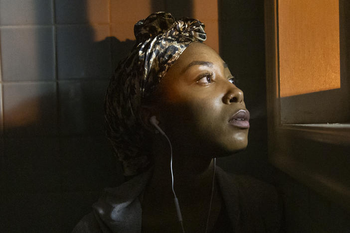 Dominique (Odley Jean) is one of several high school students in Netflix's sprawling, ambitious <em>Grand Army.</em>