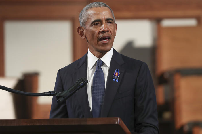 So far, former President Barack Obama has mostly stayed away from the presidential campaign this year.