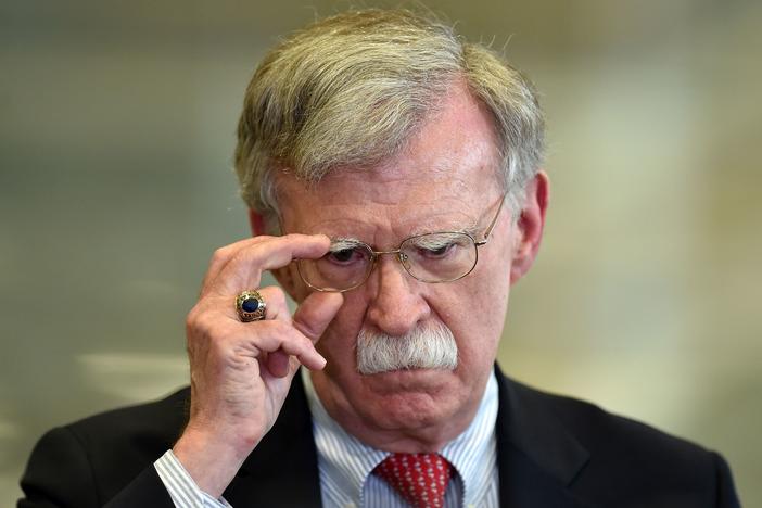 Former national security adviser John Bolton, pictured in August 2019, says the U.S. is not safer than it was four years ago.