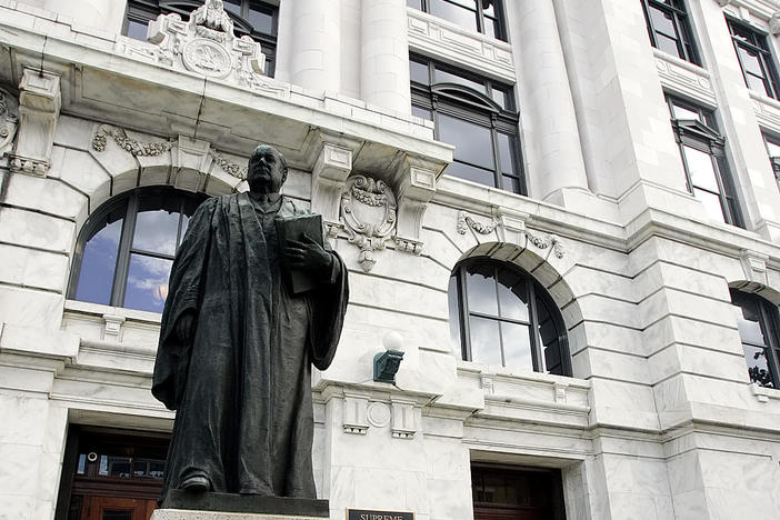 The Louisiana Supreme Court building is pictured in New Orleans. Fair Wayne Bryant was convicted in 1997 of stealing hedge clippers and sentenced to life.