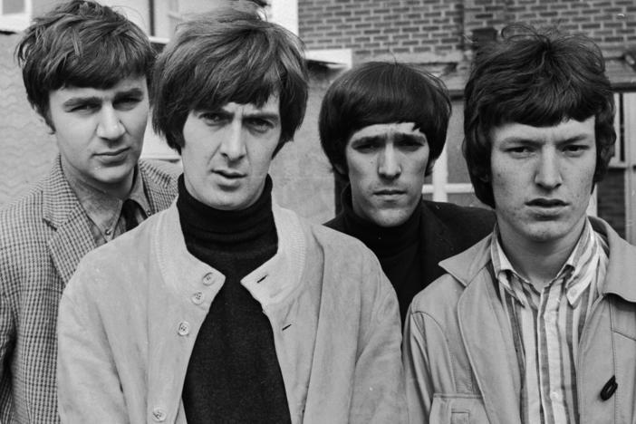 The Spencer Davis Group in 1966: Pete York (from left), Spencer Davis, Muff Winwood and Steve Winwood. Davis died Monday at the age of 81.