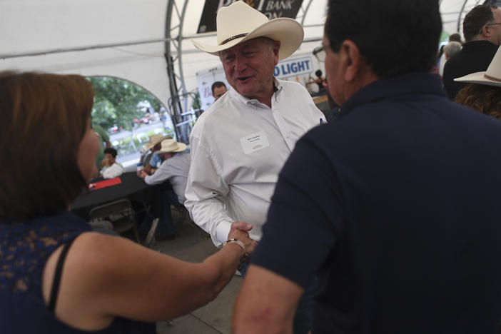 Pueblo Mayor Nick Gradisar attended the Legislative BBQ at Colorado State Fair on August 23, 2019 in Pueblo, Colorado.