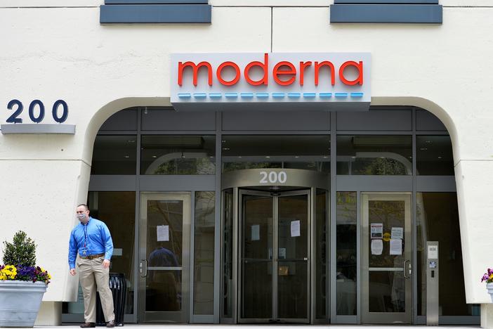 A heavily redacted supply contract between the federal government and vaccine developer Moderna, headquartered in Cambridge, Mass., was released Friday.