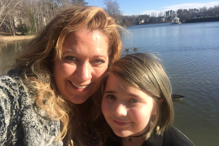 Nancy Keenan (left) and daughter Norrie Keenan, who was about 13 at the time of this photo in 2017.