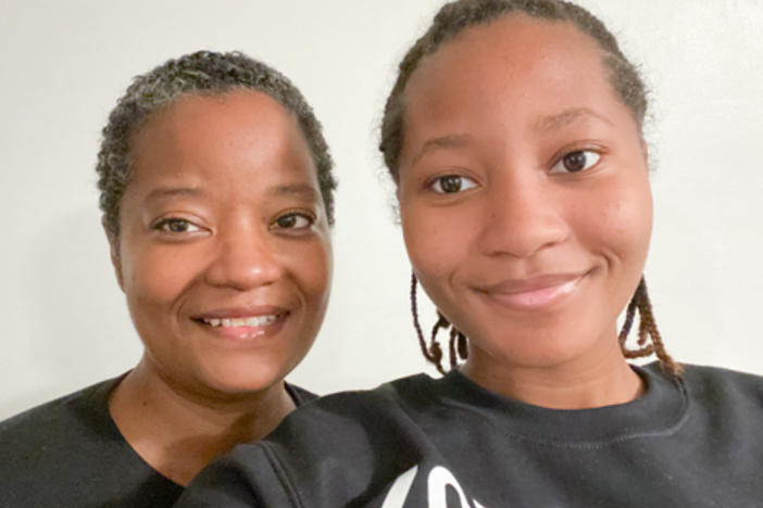 Cherie DeBrest, left, and daughter Naima are planning on working at the polls on Tuesday in Philadelphia.