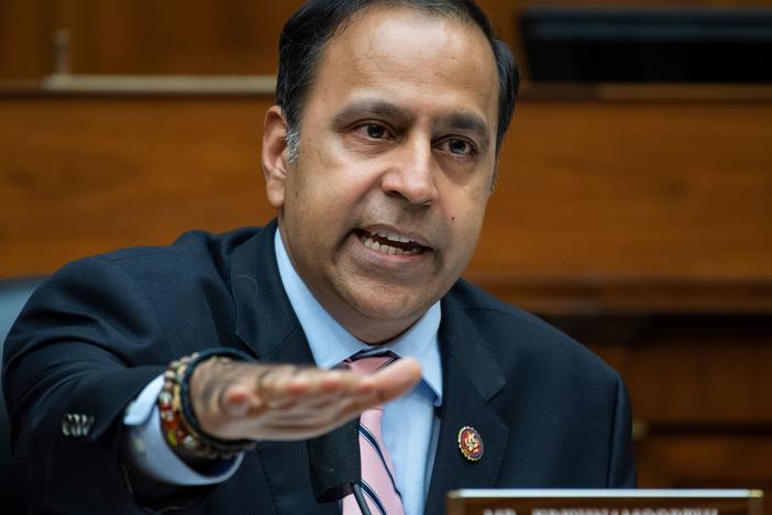 Congressman Raja Krishnamoorthi, an Illinois Democrat, is calling on the Food and Drug Administration and the Federal Trade Commission to investigate sales of a non-FDA approved drug marketed as a treatment for COVID-19.