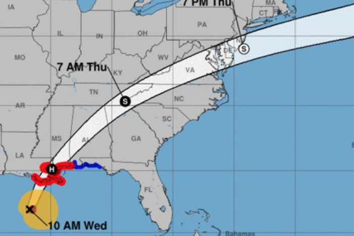 The U.S. Gulf Coast braces for impact as Hurricane Zeta approaches.